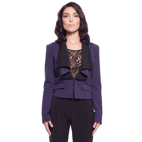 🇨🇦 Ponte Two Tone Blazer Size 4 - Picture 5 of 10